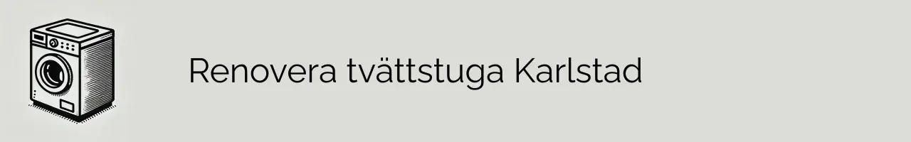 Renovera tvättstuga Karlstad